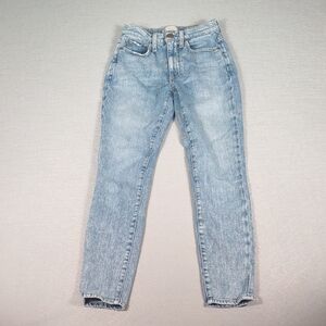 Alice + Olivia Pale Blue Skinny Jeans